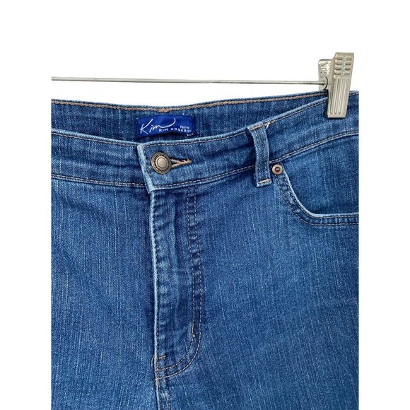 KIM ROGERS PETITE JORTS BLUE JEANS WOMENS 10P - Picture 5 of 6
